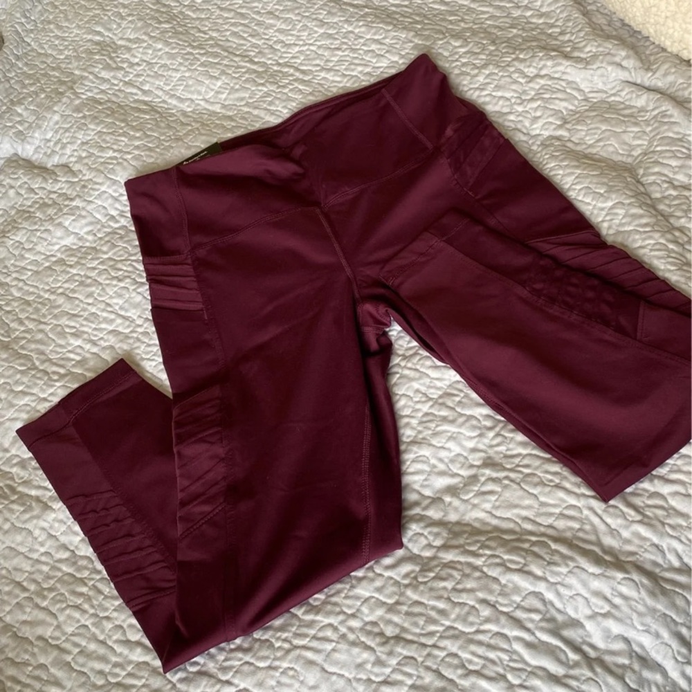 Moto ankle leggings